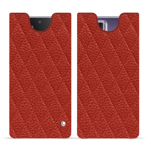 Capa de luxo para Honor Magic V2 | NorevePapaye - Couture ( Pantone #b54317 ) 