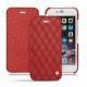 Apple iPhone 6S Plus leather case - Cerise vintage - Couture