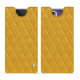 硬质真皮保护套 Honor Magic V2 - Jaune soulèu - Couture ( Pantone #F3B934 )