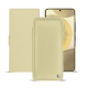 Lederschutzhülle Samsung Galaxy S24+ - Beige ( Nappa - Pantone #ceb888 ) 