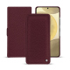 Capa em pele Samsung Galaxy S24+ - Lie de vin ( Pantone #412234 ) 