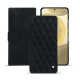 Samsung Galaxy S24+ leather case - Dark vintage - Couture ( Pantone #050505 ) 