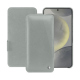 Custodia in pelle Samsung Galaxy S24 - Gris ( Nappa - Pantone #c1c6c8 ) 
