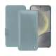Custodia in pelle Samsung Galaxy S24 - Bleu ciel ( Nappa - Pantone #abcae9 ) 