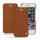 Housse cuir Apple iPhone 6S Plus - Marron - Couture ( Nappa - Pantone 1615C ) 