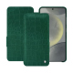 Capa em pele Samsung Galaxy S24 - Crocodile pino ( Pantone #173F35 ) 