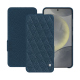 Custodia in pelle Samsung Galaxy S24 - Indigo - Couture ( Pantone #1f4565 ) 