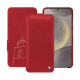 Capa em pele Samsung Galaxy S24 - Rouge troupelenc ( Pantone #AB191A )