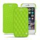硬质真皮保护套 Apple iPhone 6S - Vert fluo - Couture