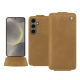 Funda de piel Samsung Galaxy S24 - Sable vintage ( Pantone #9b7340 ) 