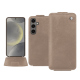 硬质真皮保护套 Samsung Galaxy S24 - Taupe vintage ( Pantone #bda790 ) 