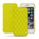 Custodia in pelle Apple iPhone 6S Plus - Jaune fluo - Couture