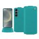 Capa em pele Samsung Galaxy S24 - Bleu fluo