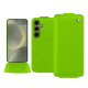 レザーケース Samsung Galaxy S24 - Vert fluo ( Pantone #00ab5f ) 