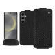 Funda de piel Samsung Galaxy S24 - Serpent nero ( Noir / Black) 