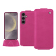 Housse cuir Samsung Galaxy S24 - Rose BB ( Pantone #DB599F )
