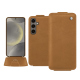 Custodia in pelle Samsung Galaxy S24 - Castan esparciate ( Pantone #824F2A )