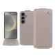 Custodia in pelle Samsung Galaxy S24 - Taupe innocent ( Pantone #d6d2c4 ) 