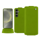 レザーケース Samsung Galaxy S24 - Vert Veggie ( Pantone #68724d ) 