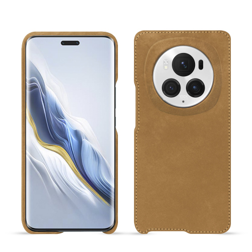 Funda protectora premium Honor Magic6 ProSable vintage ( Pantone #9b7340 ) 