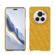 Funda de piel Honor Magic6 Pro - Jaune soulèu - Couture ( Pantone #F3B934 )