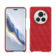 Capa em pele Honor Magic6 Pro - Rouge troupelenc - Couture ( Pantone #AB191A )