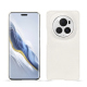 Coque cuir Honor Magic6 Pro - Blanc escumo ( Pantone #D6D6D1 )