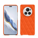 Custodia in pelle Honor Magic6 Pro - Orange fluo - Couture ( Pantone #ff5406 ) 