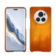 Coque cuir Honor Magic6 Pro - Orange Patine