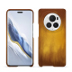 Coque cuir Honor Magic6 Pro - Doré Patine