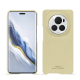Capa em pele Honor Magic6 Pro - Beige PU ( Pantone #ceb888 ) 