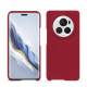 Coque cuir Honor Magic6 Pro - Rouge passion ( Pantone #a6192e ) 
