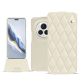 Lederschutzhülle Honor Magic6 Pro - Blanc - Couture ( Nappa - White ) 