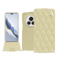 Housse cuir Honor Magic6 Pro - Beige - Couture ( Nappa - Pantone #ceb888 ) 