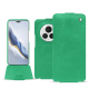 Honor Magic6 Pro leather case - Menthe vintage ( Pantone #37b375 ) 