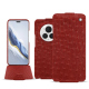 Honor Magic6 Pro leather case - Autruche ciliegia ( Pantone #a4343a ) 