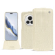 Funda de piel Honor Magic6 Pro - Crocodile milk ( Pantone #d6d2c4 ) 