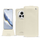 Housse cuir Honor Magic6 Pro - Blanc PU ( White ) 