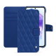 Custodia in pelle Samsung Galaxy A55 - Bleu océan - Couture ( Nappa - Pantone #15458a) 