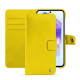 Capa de couro para carteira Samsung Galaxy A55 - Jaune fluo ( Pantone #c9ff57 ) 