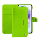 Funda de piel para cartera Samsung Galaxy A55 - Vert fluo ( Pantone #00ab5f ) 