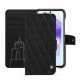 Funda de piel para cartera Samsung Galaxy A55 - Negre poudro - Couture ( Pantone #111212 )