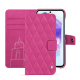 Lederschutzhülle Samsung Galaxy A55 - Rose BB - Couture ( Pantone #DB599F )