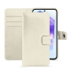 Étui portefeuille cuir Samsung Galaxy A55 - Blanc PU ( White ) 