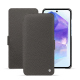 Samsung Galaxy A55 leather case - Anthracite ( Pantone #41403c ) 