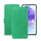 Funda de piel Samsung Galaxy A55 - Menthe vintage ( Pantone #37b375 ) 
