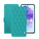 Funda de piel Samsung Galaxy A55 - Bleu fluo - Couture