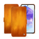 Lederschutzhülle Samsung Galaxy A55 - Orange Patine
