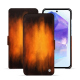Housse cuir Samsung Galaxy A55 - Fauve Patine