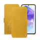 Lederschutzhülle Samsung Galaxy A55 - Jaune soulèu ( Pantone #F3B934 )